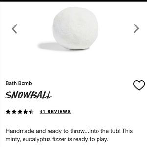 Two Lush Snowball Bath Bombs